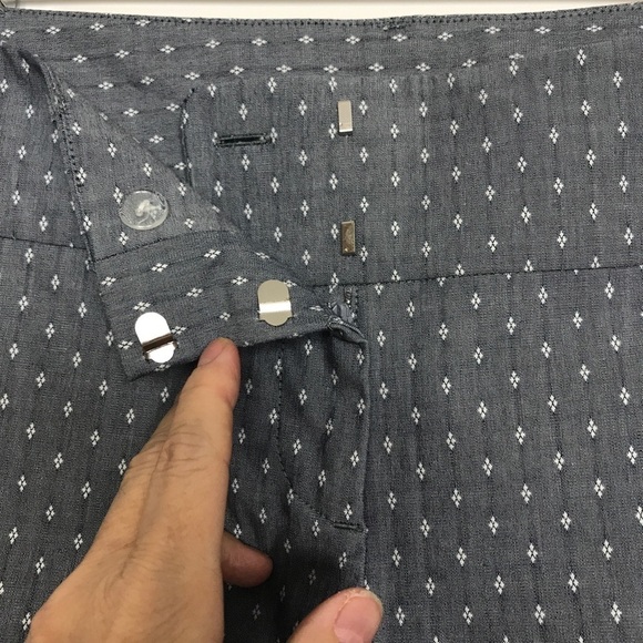 Ann Taylor Signature printed cotton pants 0 NWOT - Picture 3 of 8